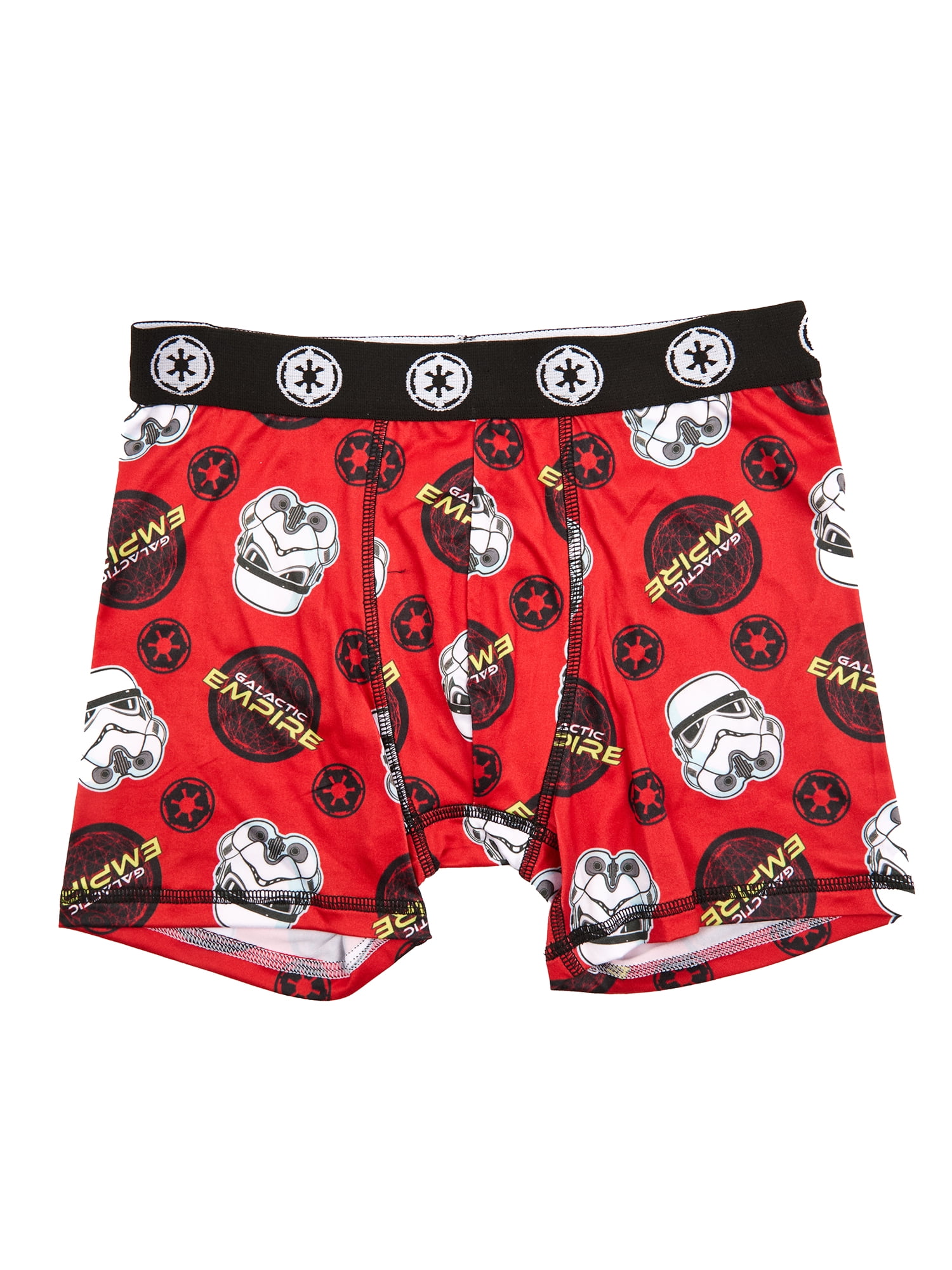 Star Wars Boys Boxer Brief Underwear, 4-Pack, Sizes XS-XL