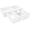 White, variant on General Foldable Underwear Drawer Organizer, Closet Dividers, Storage Box for Clothes, Socks (6 Bins, Gray)