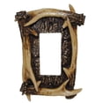 thumbnail image 5 of HiEnd Accents Rustic Antler Double Rocker Decorative Wall Plate, 5 of 5
