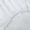 thumbnail image 6 of LIUJUNSHOP Women's 70s Gothic Off Shoulder Tops Bell Flared Sleeve Lace Mesh Crop Top Country Concert Outfits, 6 of 9