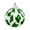 1PC, variant on LSLJS St. Patrick's Day Ball Ornaments, Green Leaves Trefoil and Hat Fabric Wrapped Balls, Green Cloth Ball Luck Irish Festive Ball Pendants Decorative Hanging Baubles St. Patrick's Day Decor