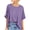 Purple, variant on Sherrylily Women Tops Oversized T-Shirt Short Sleeve Loose Casual Shirts Summer Tee S-2XL
