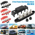 thumbnail image 1 of 4 Post Battery Terminal Distribution Block 250A 48V Professional Power Distribution Block with Cover, 1 of 11