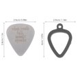 thumbnail image 2 of GAXIRE 3Ud Púas Para Guitarra Beige Compactas Para Uso En Guitarra Eléctrica Y Bajo, 2 of 6