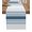 Gray blue, variant on Grey Blue Vertical Stripes Table Runner 48 Inches, Modern Minimalist Abstract Bed Runner Dresser Scarves Tabletop for Indoor Outdoor Parties/Ceremony/Banquet, 13" x 48"