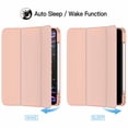 thumbnail image 2 of JETech Case for iPad Pro 11 Inch (2022/2021/2020 Model) with Pencil Holder, Support 2nd Pencil Charging, Slim Tablet Cover with Soft TPU Back, Auto Wake/Sleep (Rose Gold), 2 of 7
