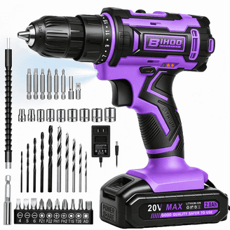 Kawasaki 840051 20-Piece Drill Kit with 19.2-Volt Ni-Cad Cordless