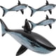thumbnail image 1 of BRIGHTFUFU 4 piezas de tiburones flotantes Playthings inflables tiburones tiburones, 1 of 7