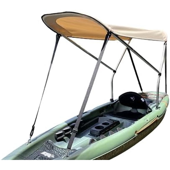 Sun Shade Canopy for Sit on Top Kayak - Perfect Bimini Top/Umbrella for Kayaking, Canopy Awning/Shade to Block UV and Heat Rays and Rain Protection by$$Sport & Recreation Other