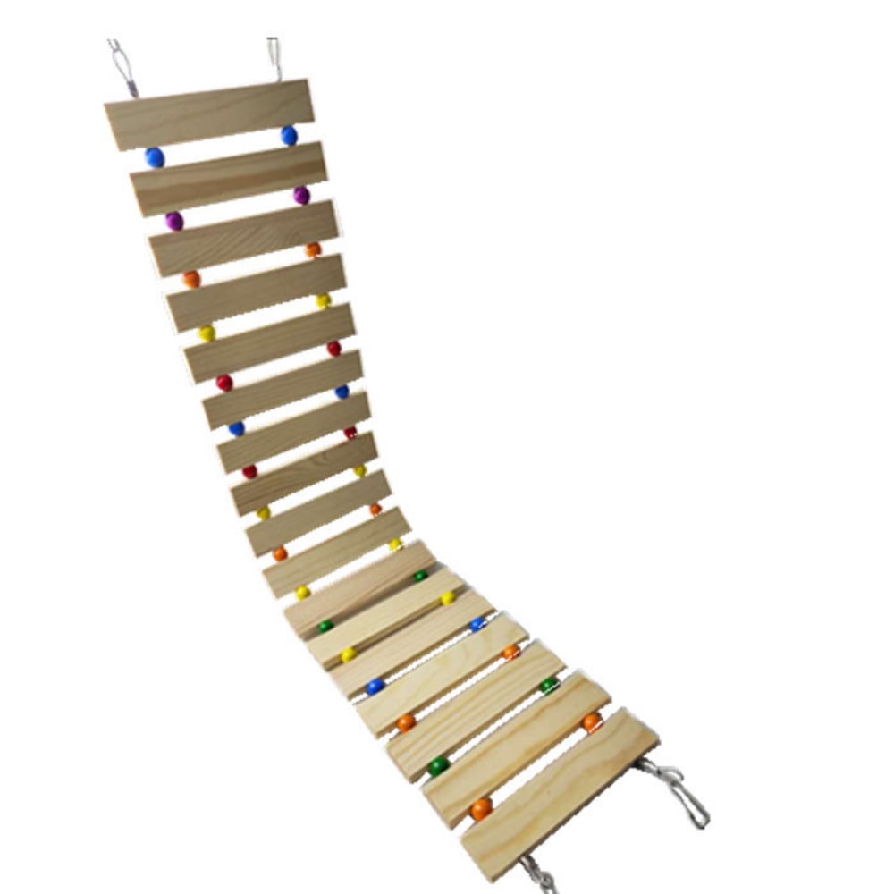 Chicken Coop Toy Chicken Toys for Hens Natural Wood Chicken Ladder