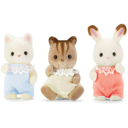 Calico Critters Baby Friends, 3 Baby Figures (Best Figure Size Girl)