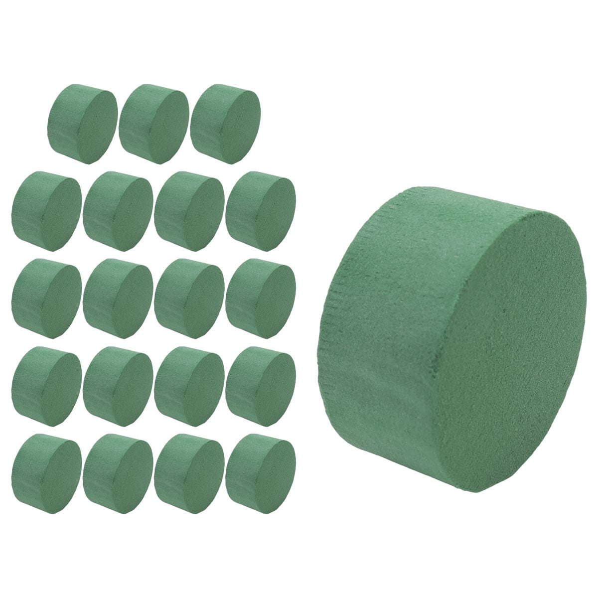 Round Floral Foam Pack of 20,Wet Florist Block Flower Arrangement Supplies for Craft Project,Party Decoration