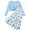 Light Blue Floral, variant on Lanbubble Girls Dress With Cardigan Set For Teen 7-14T Adjustable Cami Dress with Long Sleeve 2 Piece Set Royal Blue Floral Fall Dresses