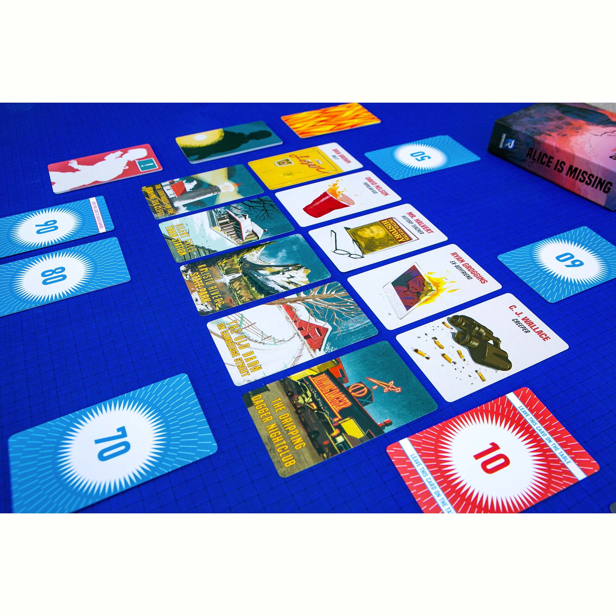 Renegade Game Studios: Alice is Missing - A Silent Role Playing Game, Book & 72 Cards, Text Messaging Mystery RPG, Ages 16+, 3-5 Players, 2-3 Hrs
