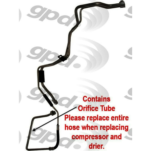 Global Parts Distributors A/C Hose Fits select: 2008-2009 DODGE AVENGER, 2007-2010 CHRYSLER SEBRING