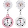 thumbnail image 1 of Nurse Watch, Retractable Clip-on Hanging Lapel Watches, Silicone Cover Nurse Fob Watch With Brooch, Nurses Fob Watches, 1 of 5