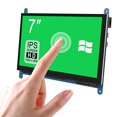 thumbnail image 2 of UMLIFE Module de Moniteur à Écran Tactile 7 Pouces, Écran IPS 7 Pouces Moniteur de Jeu Portable à Écran Tactile pour Ordinateur 1024X600 pour Raspberry Pi 3 2 Modèle B et RPi 1 B+ A BB Noir PC Divers Systèmes, 2 of 4