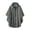 Gray, variant on Qiopertar Rainproof Jacket for Women Waterproof Quarter Sleeve Hooded Zipper Jacket Casual Comfy Raincoat with Pockets Lightweight Pullover Outerwear, Gray XL