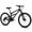 Black Green, variant on 24" Mountain Bike, 21 Speed Full Suspension MTB, Dual Disc Brakes, High Carbon Steel Frame, 85% Pre-Assembled, for Men & Women Adult