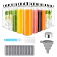 thumbnail image 1 of Botellas de agua de vidrio Zukro 540 ml con tapa de acero inoxidable x12, 1 of 9