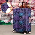 thumbnail image 4 of Purple and Blue Damask Pattern Luggage Cover Fashion Suitcase Cover Baggage Covers Fit 25-28 Inch Luggage (Go Travel), 4 of 5