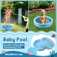 thumbnail image 2 of Inflatable Baby Swimming Pool Portable Inflatable Children Pump Pool Water Game, 2 of 2