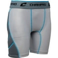 thumbnail image 2 of CHAMPRO Windmill Compression Sliding Shorts, Women's Small, Grey, 2 of 2