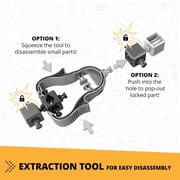 Engino Creative Builder- Backhoe Loader- 3-in-1, STEM Toys for Kids 6+