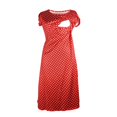 thumbnail image 2 of CHUANK Liquidation Vêtements de Maternité pour Femmes Dames Tenue de Maternité Multifonctionnelle Vêtements d'Allaitement Pois Col Rond Robe à Manches Courtes, 2 of 8