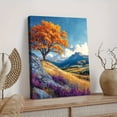 thumbnail image 7 of Autumn Tree Landscape Wall Art/Canvas Print， Suitable for Living Room，Dining Room， and Hotel Decoration, 7 of 7