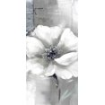 thumbnail image 3 of Monochrome and silver flowers - 24"x48" canvas - Print on demand, 3 of 5