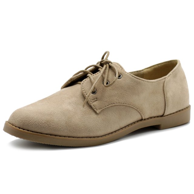 Ballerines Ollio Femme Faux Daim Plissé, Moutarde, Confortables, Taille 7 US (38-39)