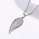 thumbnail image 4 of S925 Sterling Silver Pendant Angel Wings Necklace Fashion Simple Angel Wings Clavicle Chain, 4 of 5