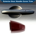 thumbnail image 3 of Unique Bargains No.51217396544 Exterior Door Handle Cover Trim for BMW X1 X2 X5 F15 X6 F16 2014-2019 Door Handle Cover 1 Pcs Wine Red, 3 of 7