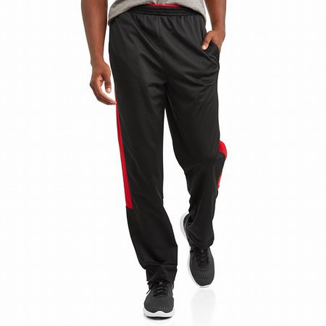 Athletic Works Pants - Mens Pants RedBlack Sport Stretch Knit Pique XL ...