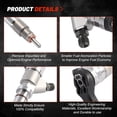 thumbnail image 5 of SINOCMP Fuel Injector 0986435520 0445120082 Fits for 2007-2010 Chevy Silverado 2500HD 3500HD, Express 2500 3500 4500 Injector Assembly Engine Excavator Common Rail Fuel Injector Replace Part, 5 of 7