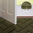 thumbnail image 4 of Paillasson Intérieur, Dos en Caoutchouc Antidérapant 20"x31.5 Pouces Absorbant Résistant à la Saleté Entrée Intérieure Tapis de Sol Profil Bas pour Entrée Lavable (Vert Olive), 4 of 4