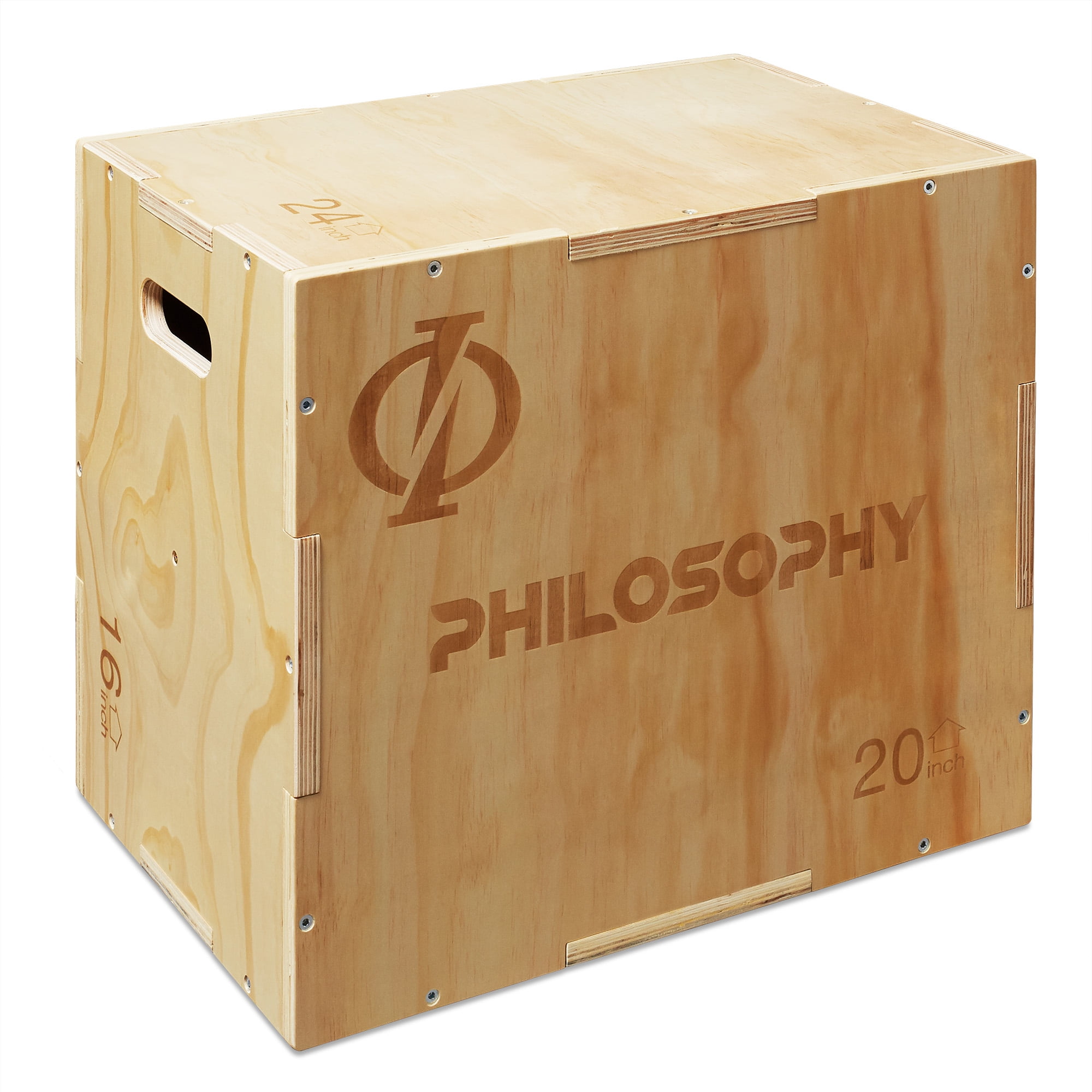 Philosophy Gym 3 in 1 Soft Foam Plyometric Box Jumping Plyo Box for Training and Conditioning 