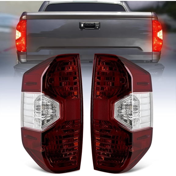 Nilight Taillight Assembly Compatible with 2014 2015 2016 2017 2018 2019 2020 2021 Toyota Tundra Rear Tail Light Lamp Replacement OE Style Driver Side and Passenger Side