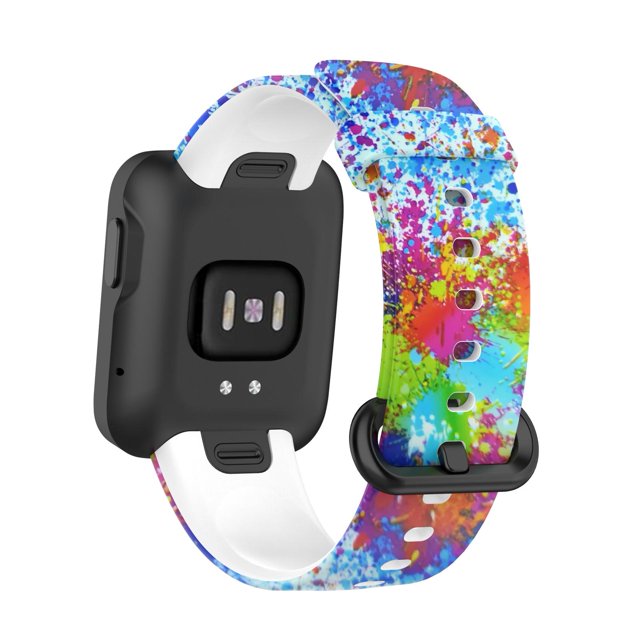 Correa de repuesto con estampado de silicona compatible con Xiaomi Mi Watch Lite y Redmi Watch Lite Smart Watch