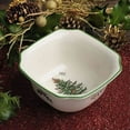 thumbnail image 3 of Spode Christmas Tree 5.5-Inch Square Porcelain Bowl - Serving Bowl for Candies, Nuts, Desserts, and Small Floral Arrangements - Festive Holiday Tableware, Dishwasher and Microwave Safe, 3 of 3