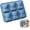 Blue, variant on Bigfoot Ice Mold, 2026 New Sasquatch Shape Silicone Ice Cube Molds DIY Ice Sculpture Reusable Freezer Mold, Upgrade 6 Cavity Sasquatch Shape Silicone Ice Cube Tray (1, Black)