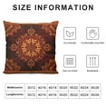 thumbnail image 5 of Nawypu  Red Gold Boho Throw Pillow Covers Bohemian Vintage Retro Rug Carpet Decorative Pillows Square Pillow Cases Farmhouse Accent Home Decor for Bedroom Couch Sofa Porch, 5 of 5