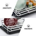 thumbnail image 5 of Dish Drainer Rack Household Dish Rack Dish Drying Rack with Removable Cutlery Holder, 5 of 5