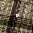 thumbnail image 5 of guisaled Mens Flannel Shirts Long Sleeve Button Down Hooded Shirts Casual Plaid Shirt Jackets Oversized Loose Fit Check Shirt with Pockets Valentines Day s, 5 of 9