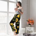thumbnail image 3 of Haiem Bees and Sunflowers Women's Pajama Pants Ultra Lightweight Pjs Bottoms Sleepwear Bottom Pants With Pocket Drawstring-Medium, 3 of 7