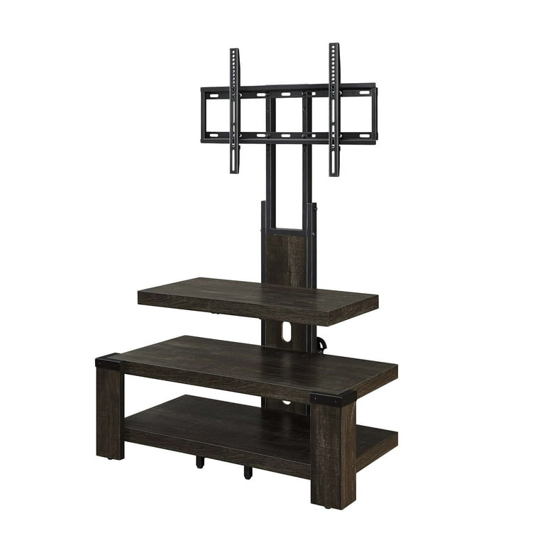 Whalen 3 Shelf Television Stand with Floater Mount for TVs up to 55