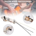 thumbnail image 4 of 3 Way Wired Loaded Prewired Control Plate Harness Switch Knobs for TL   Guitar Parts, 4 of 7