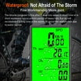 thumbnail image 4 of Bicycle Computer Wireless Bike Computer Waterproof Speedometer with Green LCD Backlight, 4 of 8