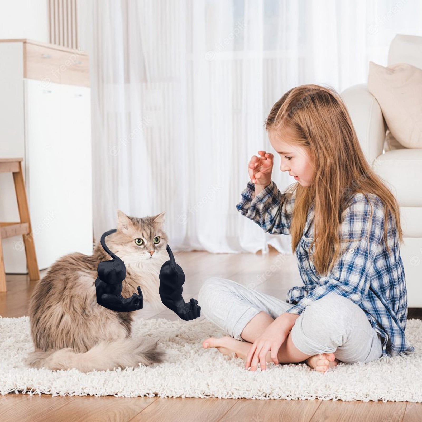 Bras Musclé Pour Chat – Accessoire D’Halloween Drôle, Cosplay Imprimé 3D Léger Et Réglable Pour Animal De Compagnie - 7